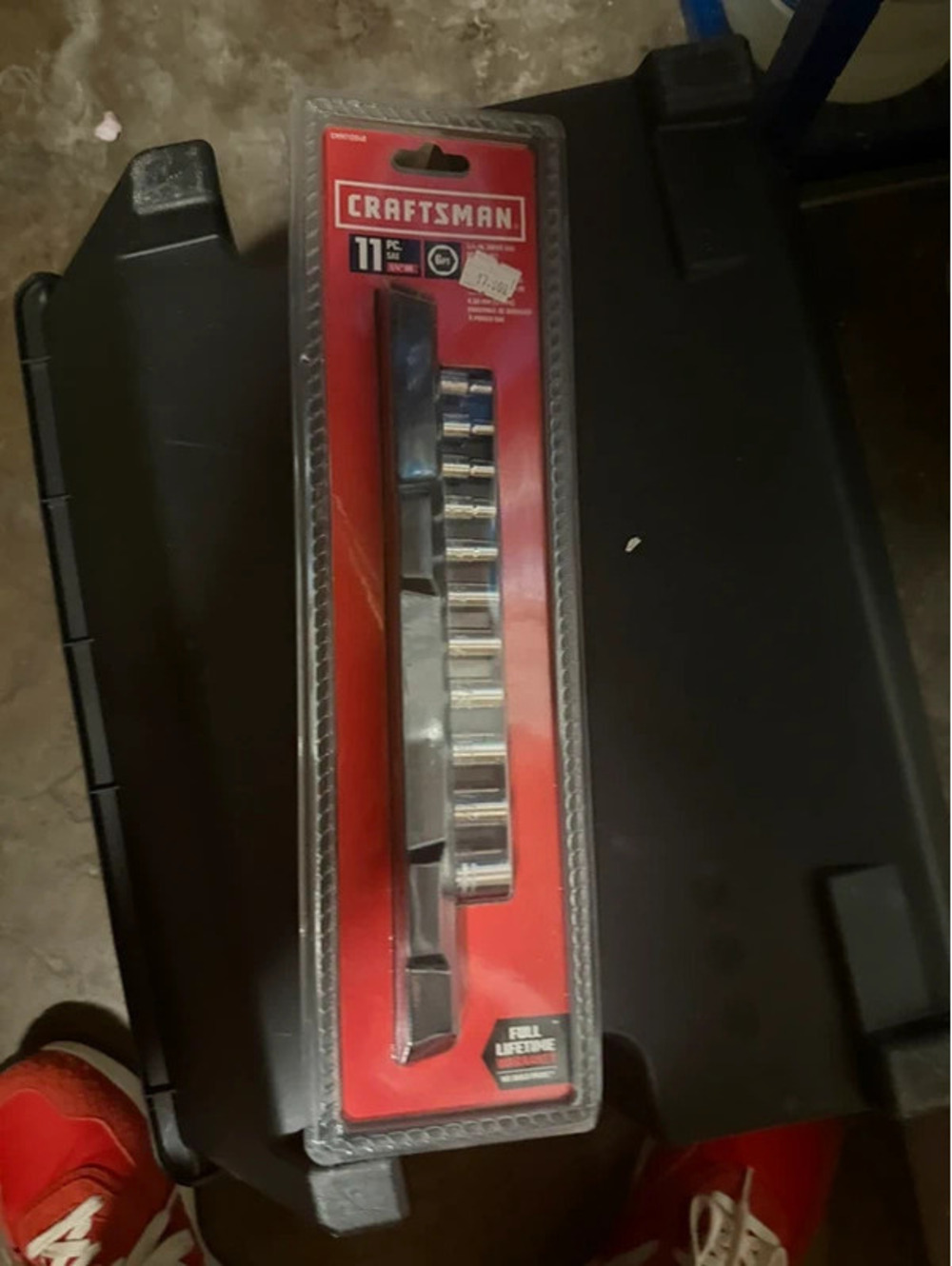 Craftsman 11 Pc Metric 1/4 In Drive 6-Point Socket Set CMMT12041 with Rail
